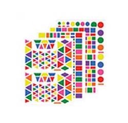 Gommette apli echenillees couleurs et formes assorties  6900 unites