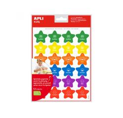 Gommette apli kids motivationsassorties 288 unites