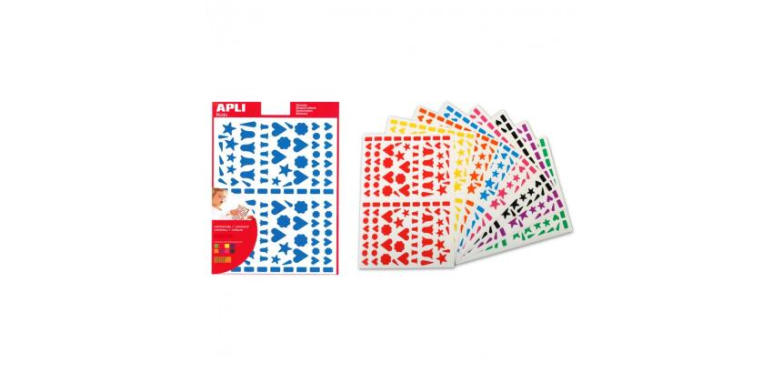 Gommette apli festive assortie 1792 unites