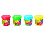 Pate a jouer be be giotto ingredients natruels matiere  vegetale 220g schoolpack 18   pots 8 coloris assortis