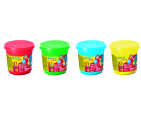 Pate a jouer be be giotto ingredients natruels matiere  vegetale 220g schoolpack 18   pots 8 coloris assortis