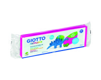 Patplume giotto matiere vegetale souple ne seche pas  pain predecoupe 350g coloris  magenta