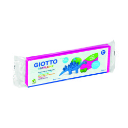 Patplume giotto matiere vegetale souple ne seche pas  pain predecoupe 350g coloris  magenta