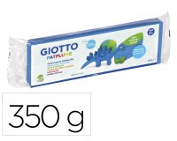 Patplume giotto matiere vegetale souple ne seche pas  pain predecoupe 350g coloris  cyan