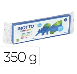 Patplume giotto matiere vegetale souple ne seche pas  pain predecoupe 350g coloris  cyan
