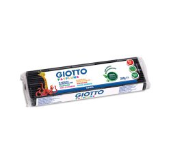 Patplume giotto matiere vegetale souple ne seche pas  pain predecoupe 350g coloris  noir