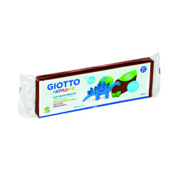 Patplume giotto matiere vegetale souple ne seche pas  pain predecoupe 350g coloris  marron