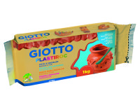 Plastiroc giotto pate minerale facile a lisser pain de 1kg coloris terracotta