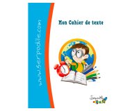 Cahier de texte hamelin serpodile pour enfants        dyspraxiques dyslexiques      dysgraphiques 17x22 cm 100