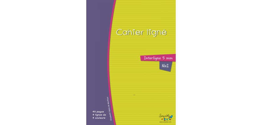 Cahier Oxford serpodile agrafe 170x220 48p ligne 5mm niveau2 vert
