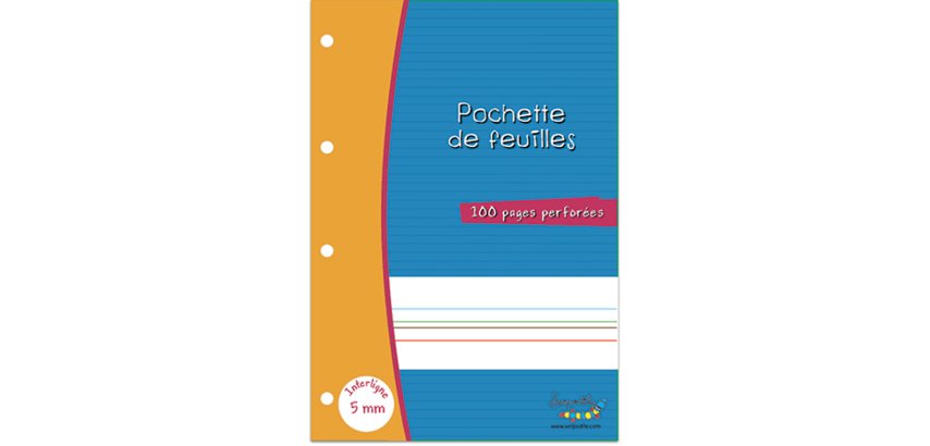Etui De Feulles Simples Oxford Serpodile Perforees 210X297 100P Ligne 5mm