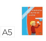 Cahier entrainement hamelin serpopdile je m entraine a    ecrire en cursive a5 55 pages avec stylo