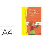 Cahier entrainement hamelin serpodile cahier d ecriture   cursive double ligne 7mm a4   44 pages avec stylo