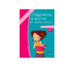 Cahier apprentissage hamelin serpodile j apprends a ecrire en majuscule baton 44 pages   avec stylo