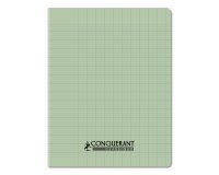 Cahier conquerant poplypropylene papier velin   extra pastel 17x22 cm 96      pages piqure 90g seyes vert