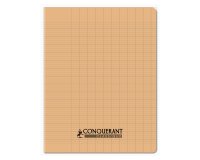 Cahier conquerant poplypropylene papier velin   extra pastel 17x22 cm 96      pages piqure 90g abricot