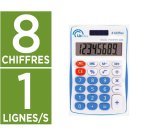 Calculatrice de poche easy lb office 8 chiffres solaire ou  pile coloris assortis