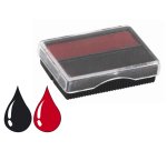 Cassette sign encre noire et rouge pour dateur automatique m1110