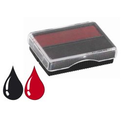 Cassette sign encre noire et rouge pour dateur automatique m1110