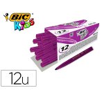 Feutre bic kids visacolor xl encre lavable pointe large    bloquee coloris violet