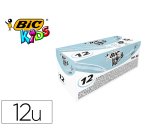 Feutre bic kids visacolor xl encre lavable pointe large    bloquee coloris bleu clair