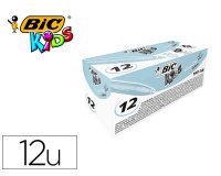 Feutre bic kids visacolor xl encre lavable pointe large    bloquee coloris bleu clair