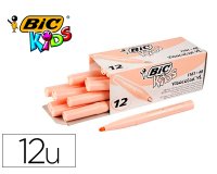 Feutre bic kids visacolor xl encre lavable pointe large    bloquee coloris chair