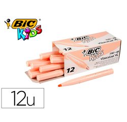 Feutre bic kids visacolor xl encre lavable pointe large    bloquee coloris chair