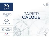 Papier calque clairefontaine 1er prix 21x29,7cm 70g        pochette 12 feuilles