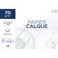 Papier calque clairefontaine 1er prix 21x29,7cm 70g        pochette 12 feuilles