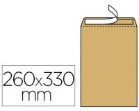 Pochette kraft gpv adhésive qualité supérieure 24 260x330mm 120g qualité supérieure boîte 250 unités