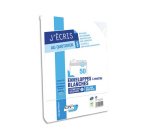 Enveloppe gpv économique vélin blanc 75g dl 110x220mm adhésive paquet 50 unités