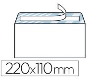 Enveloppe gpv économique vélin blanc 75g dl 110x220mm adhésive paquet 50 unités