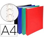 Classeur elba balacron 4 anneaux 40mm a4 210x297mm dos 40mm 225f coloris assortis