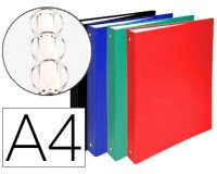 Classeur elba balacron 4 anneaux 40mm a4 210x297mm dos 40mm 225f coloris assortis
