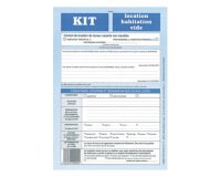 Kit contrat location habitation vide weber diffusion 8 pages location caution état lieux entrée et sortie