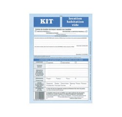 Kit contrat location habitation vide weber diffusion 8 pages location caution état lieux entrée et sortie