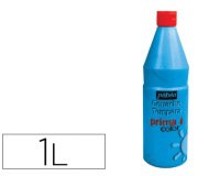 Gouache pébéo primacolor liquide inodore onctueuse application facile coloris bleu flacon 1000ml