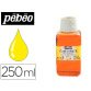 Encre pébéo colorex forte concentration vivacité couleur jaune primaire flacon 250ml