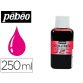 Encre pébéo colorex forte concentration vivacité couleur magenta flacon 250ml