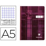 Répertoire brochure dos toilé A5 192 pages petits carreaux - Assortis