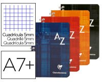 Répertoire reliure intégrale 7,5x12cm 100 pages petits carreaux - Assortis