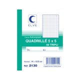 Manifold quadrillé (5/5), 140 x 105 mm, tripli