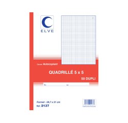 Manifold Elve - 50 pages 21 x 29,7 cm Duplicata 2 exemplaires