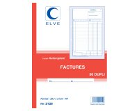 Manifold elve autocopiant a4 210x297mm foliotage 50 duplis factures