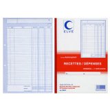 Manifold 'Recettes / Dépenses', A4, dupli, 50 feuillets