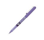 Roller pilot v-ball 5 pointe metal 0,3mm encre liquide     coloris violet