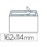 Enveloppe économique c6 114x162mm 80g adhésive coloris blanc boîte 500 unités