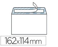 Enveloppe économique c6 114x162mm 80g adhésive coloris blanc boîte 500 unités