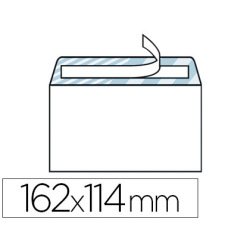 Enveloppe économique c6 114x162mm 80g adhésive coloris blanc boîte 500 unités